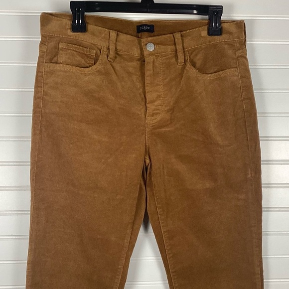 J Crew NWT Light Brown/Mustard Straight Corduroy Pants Women's Sz 29 - Picture 3 of 10